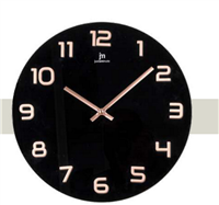 Orologio da parete Lowell in Vetro 14897NR - 14897NR